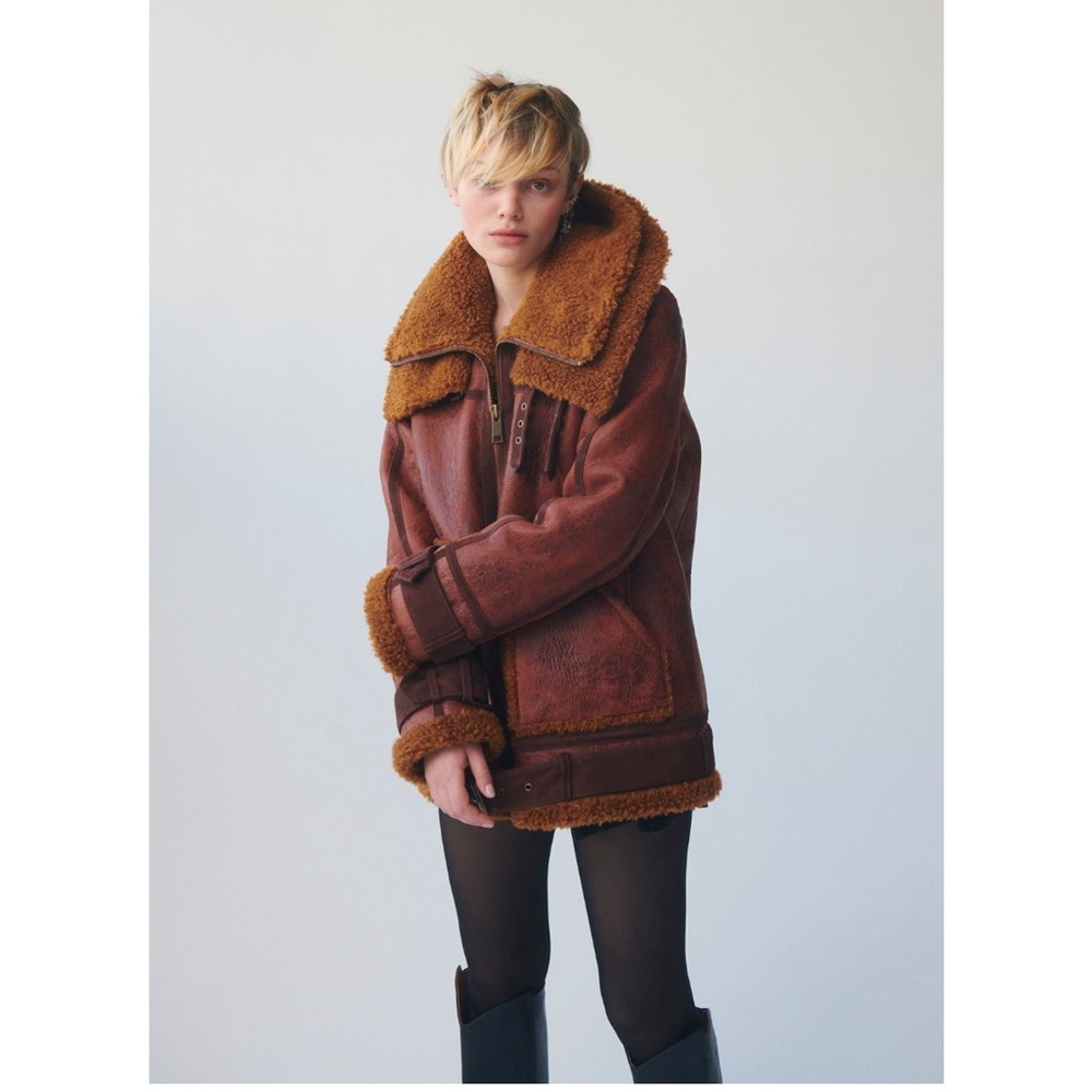 Free People Maverick Shearling Jacket XS